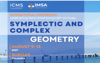 Symplectic and Complex Geometry — August 9–13, 2027, Burgas, Bulgaria